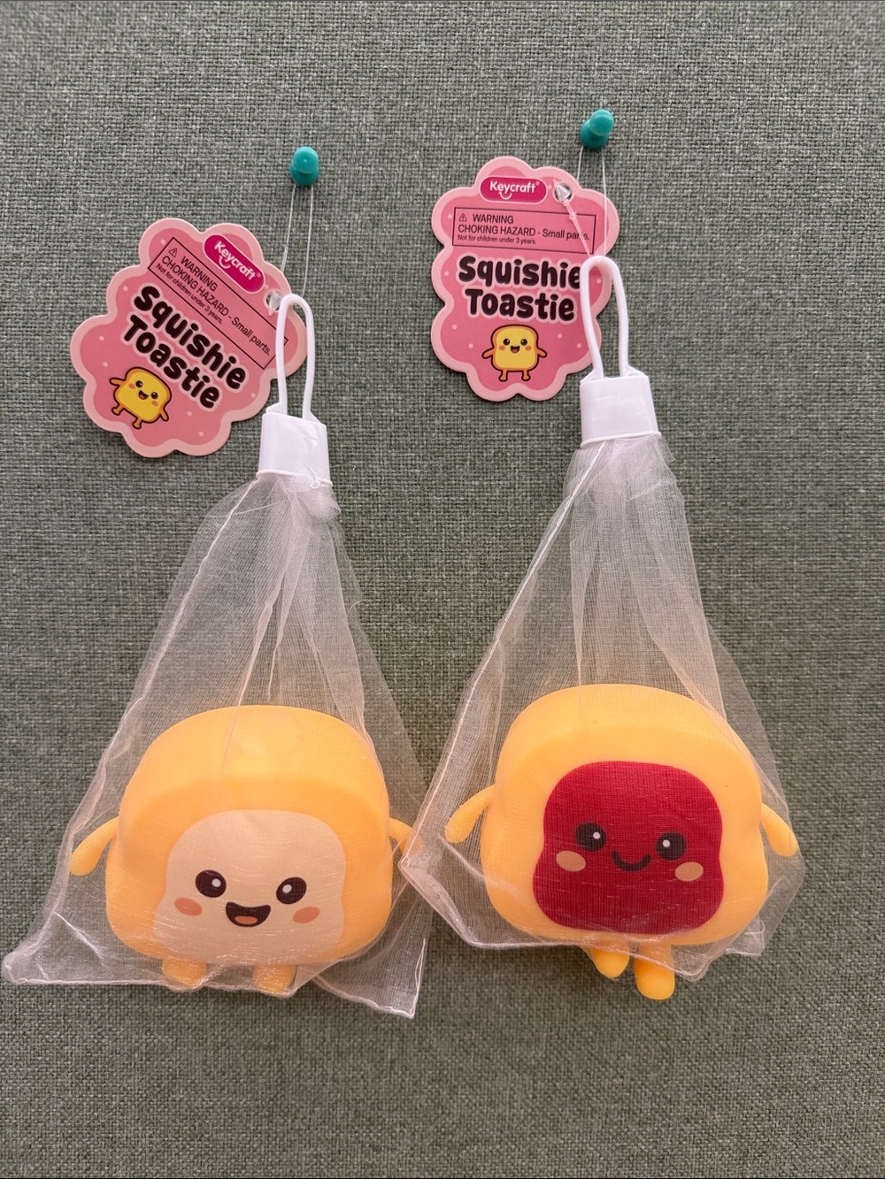 Squishy Toastie Set - Yellow & Cream (squishy’s)